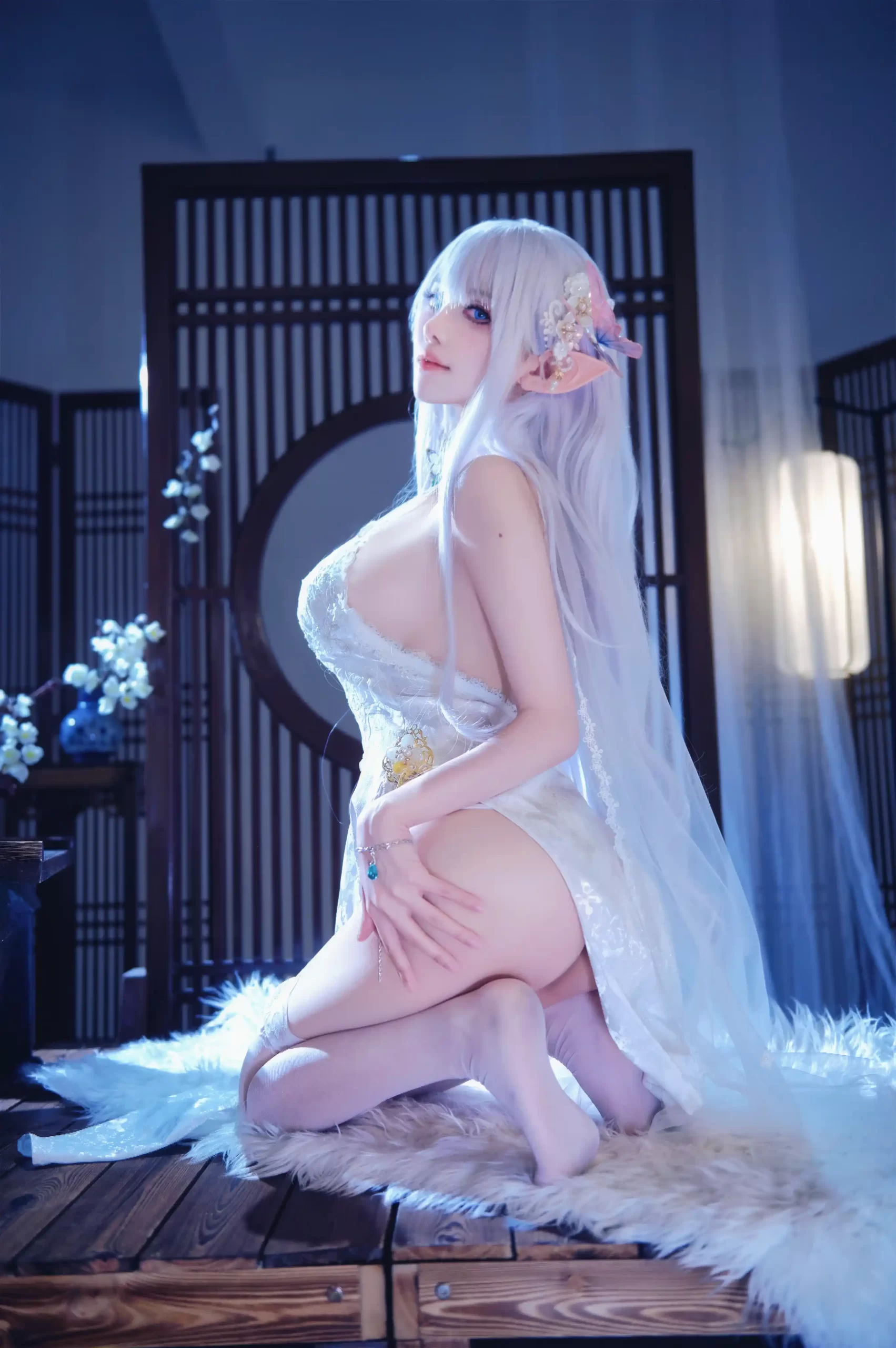 鹿初 Shika hatsu cosplay Albion Azur Lane 33 scaled