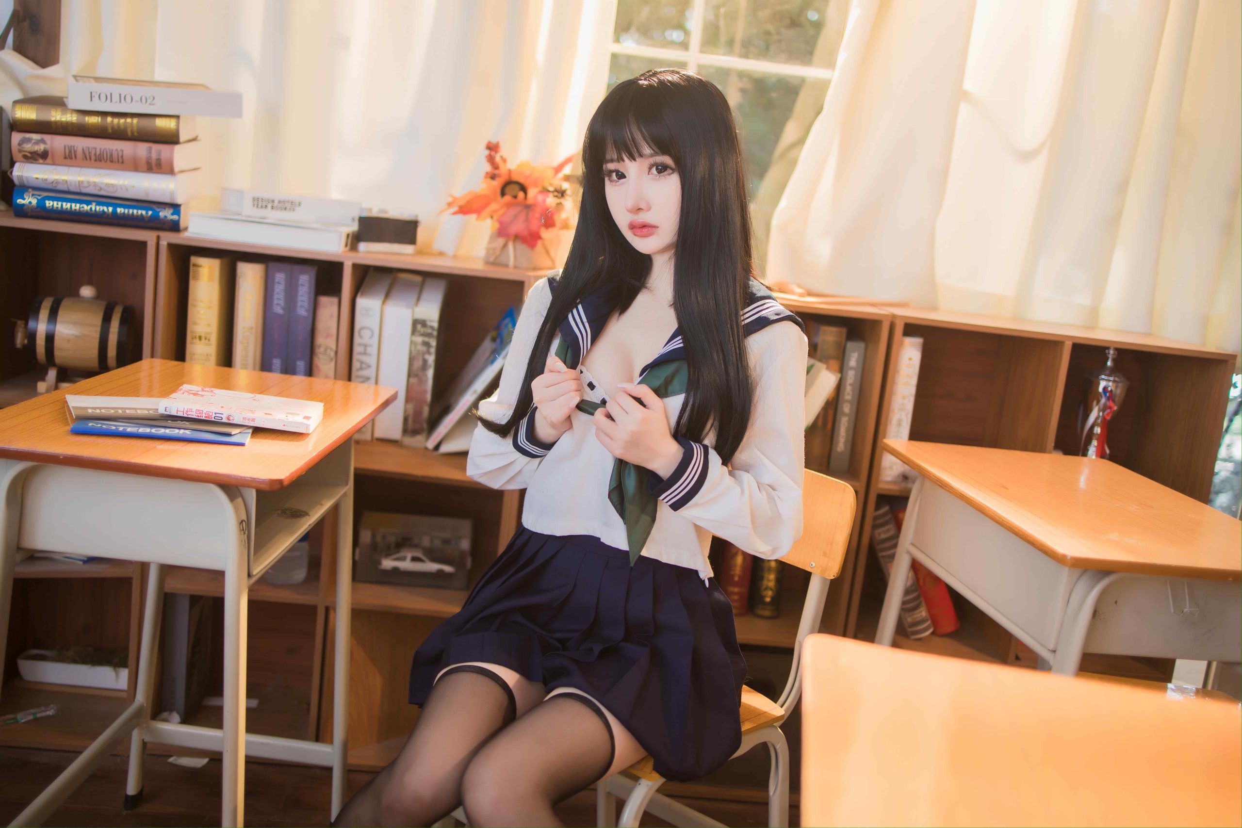 您的蛋蛋 ddanlikeu Contrast School Girl 12 scaled