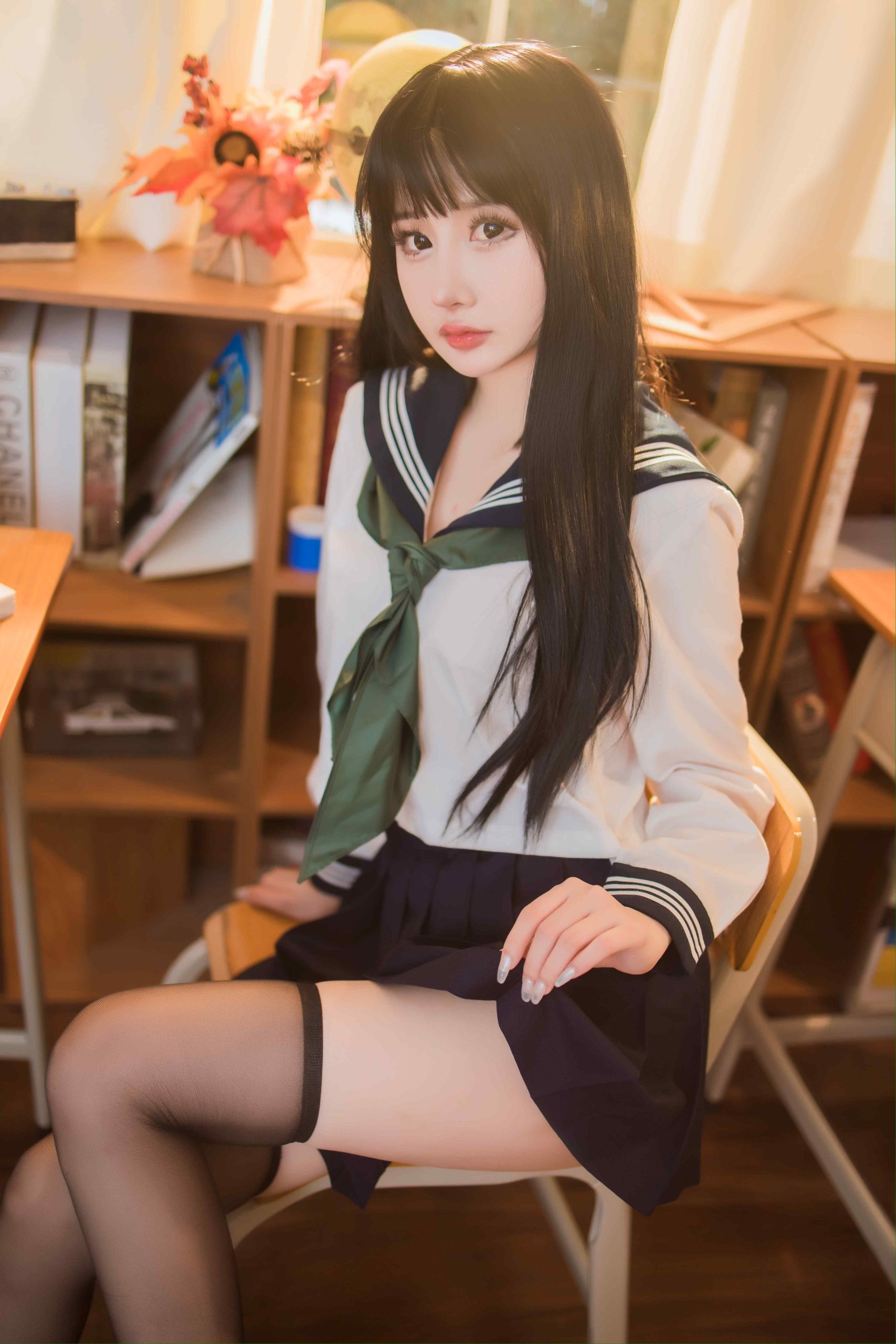 您的蛋蛋 ddanlikeu Contrast School Girl 8 scaled
