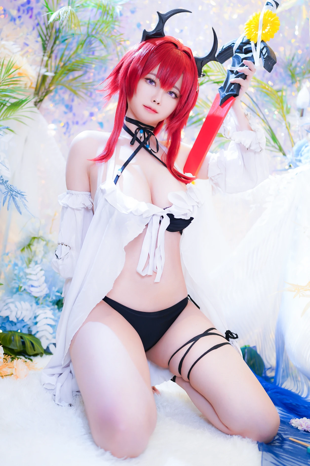 Arty Huang Arty亚缇 cosplay Surtr Arknights 33