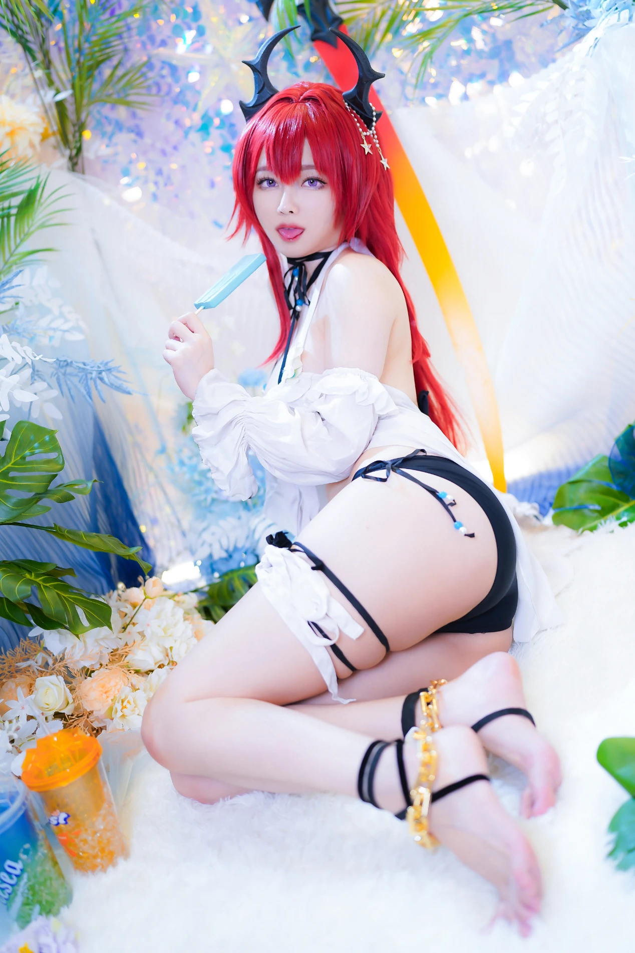 Arty Huang Arty亚缇 cosplay Surtr Arknights 38