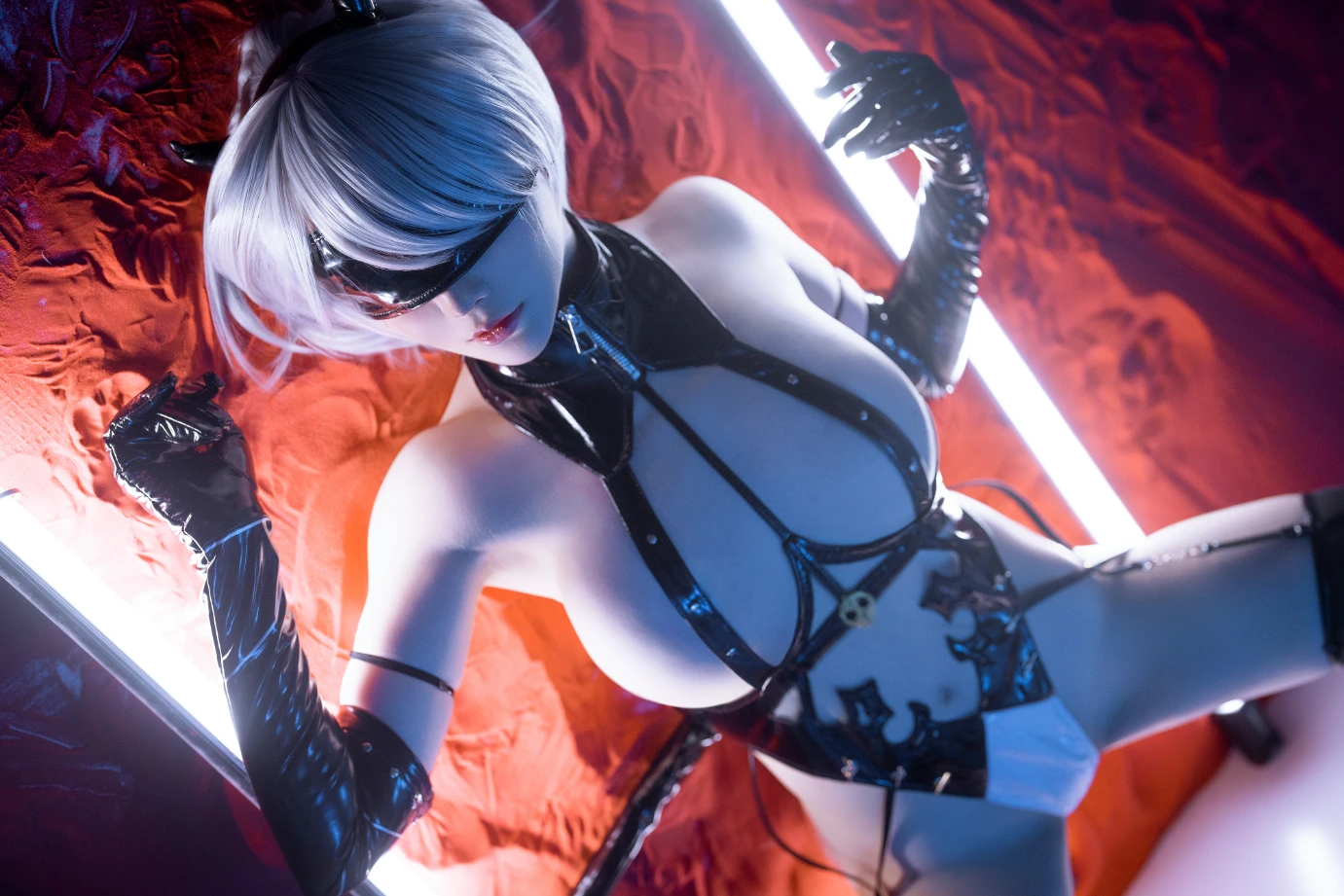 Hoshilily 星之迟迟 cosplay 2B NierAutomata Part 2 53