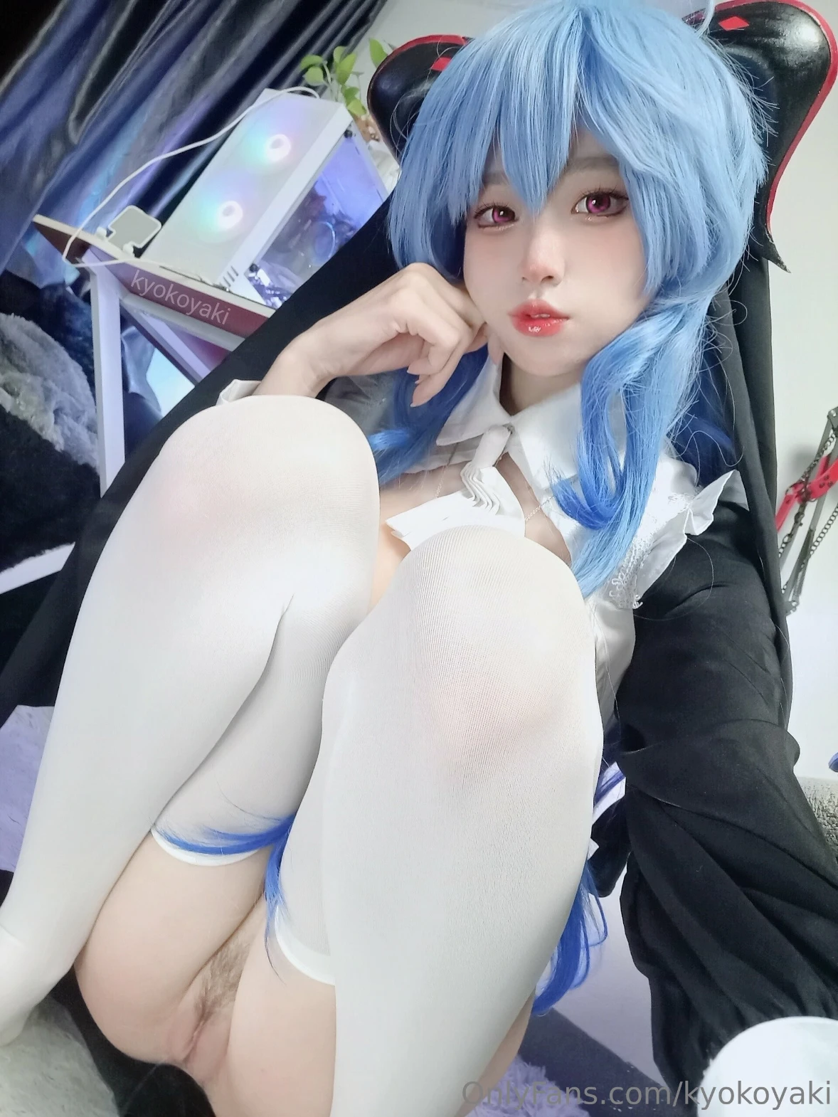 Kyokoyaki cosplay Ganyu Genshin Impact 84