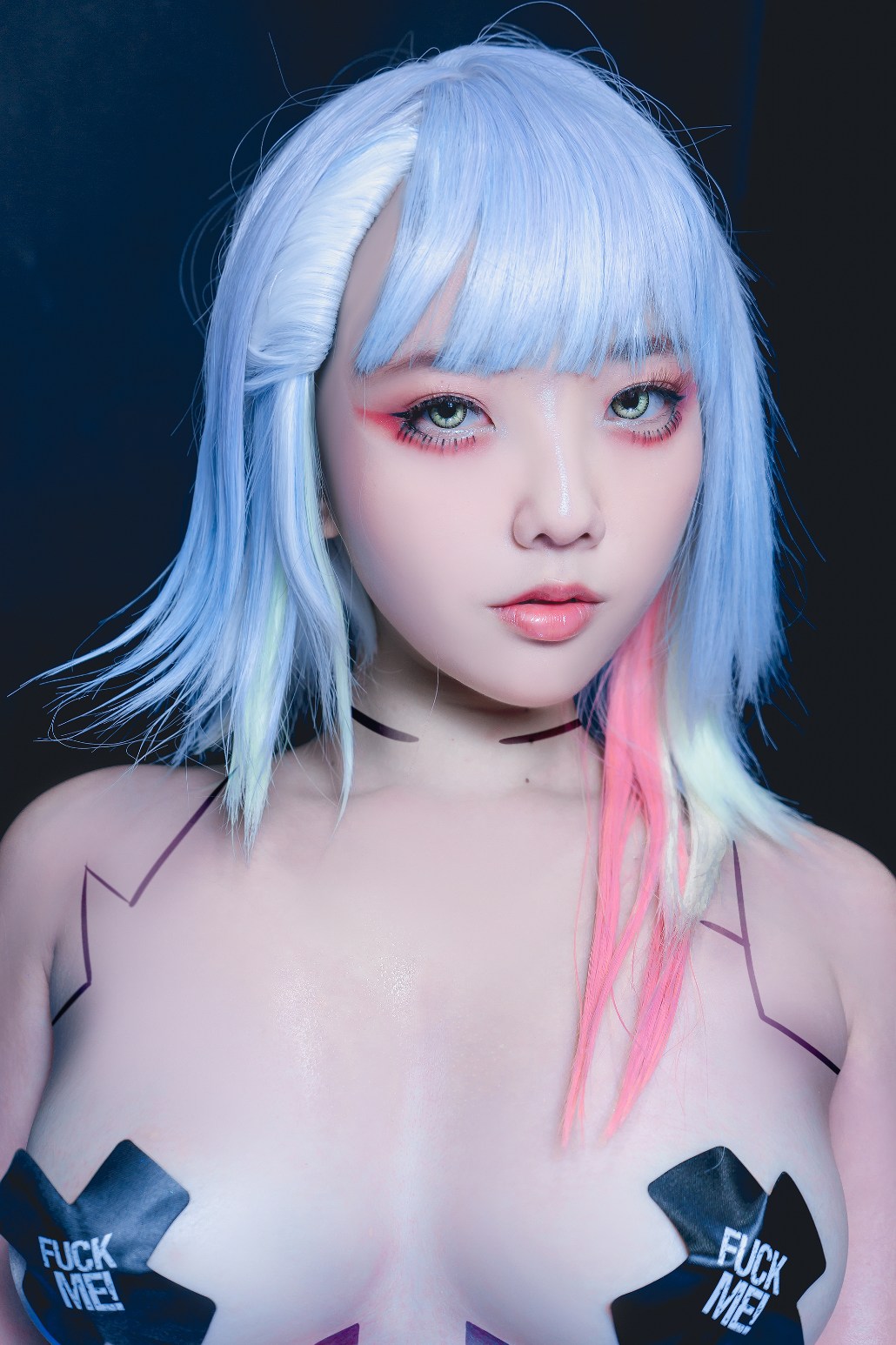 Messie Huang写真 cosplay Lucy Cyberpunk 18