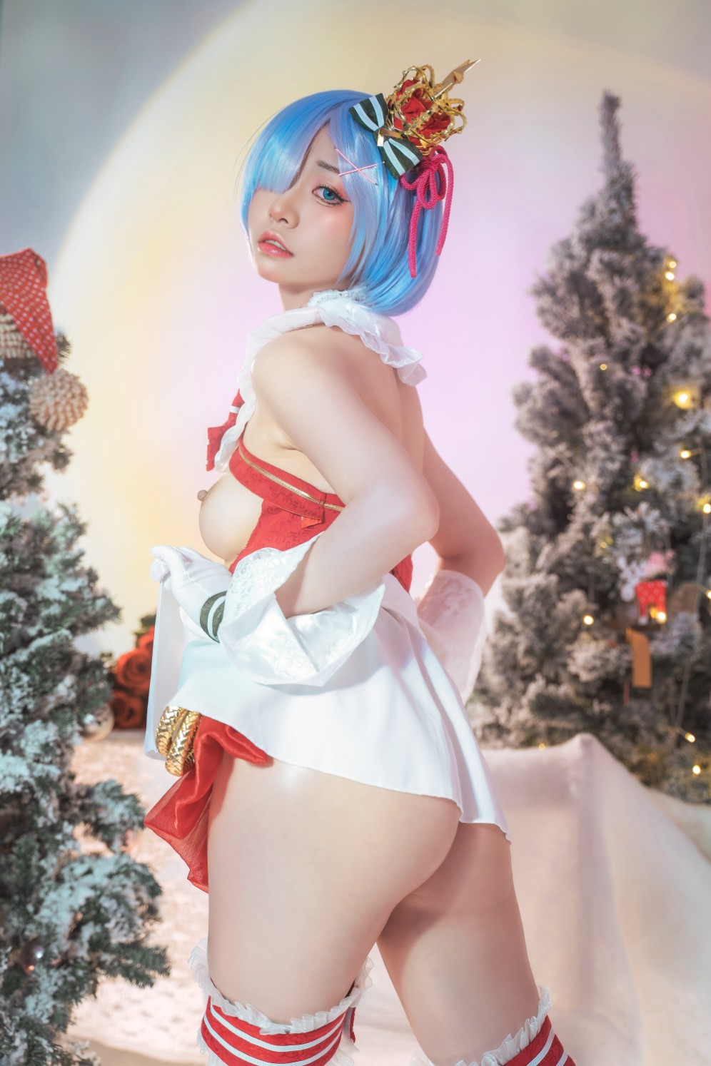 Nekokoyoshi 爆机少女喵小吉 cosplay Rem ReZero 20