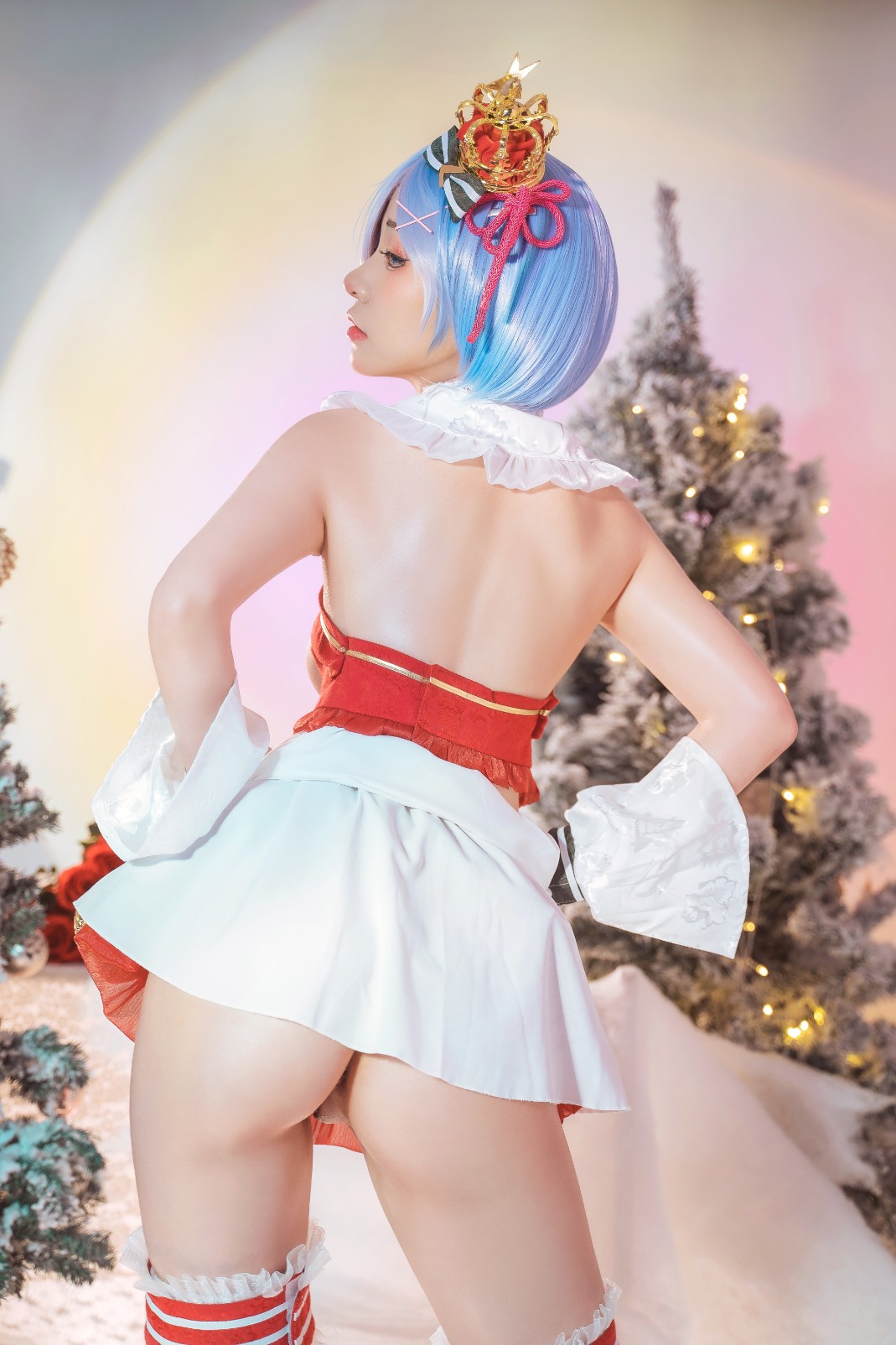 Nekokoyoshi 爆机少女喵小吉 cosplay Rem ReZero 19