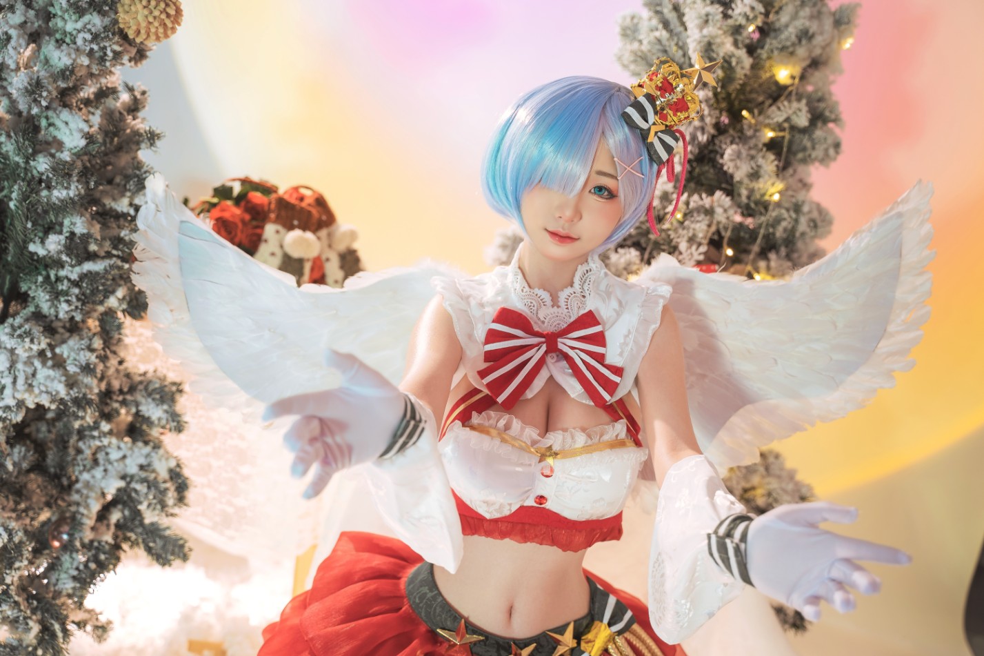 Nekokoyoshi 爆机少女喵小吉 cosplay Rem ReZero 3