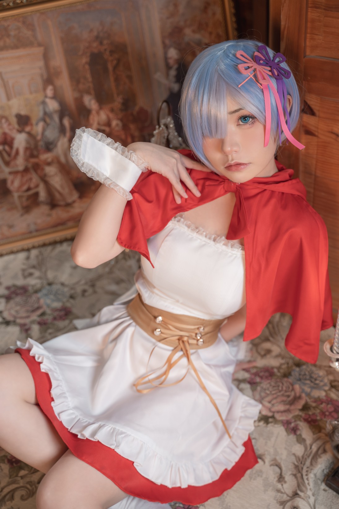 Nekokoyoshi 爆机少女喵小吉 cosplay Rem ReZero 39