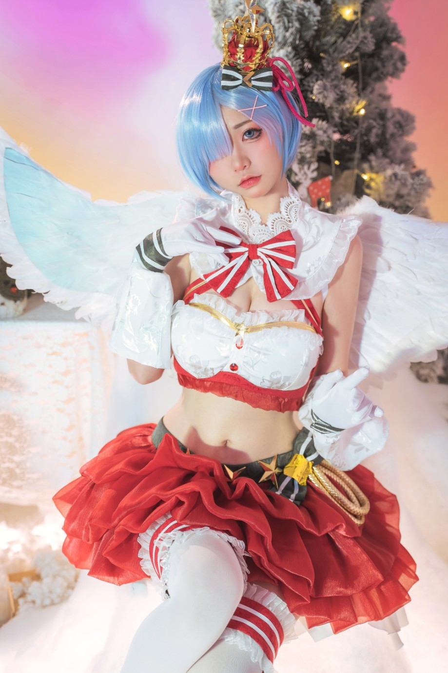 Nekokoyoshi 爆机少女喵小吉 cosplay Rem ReZero 4