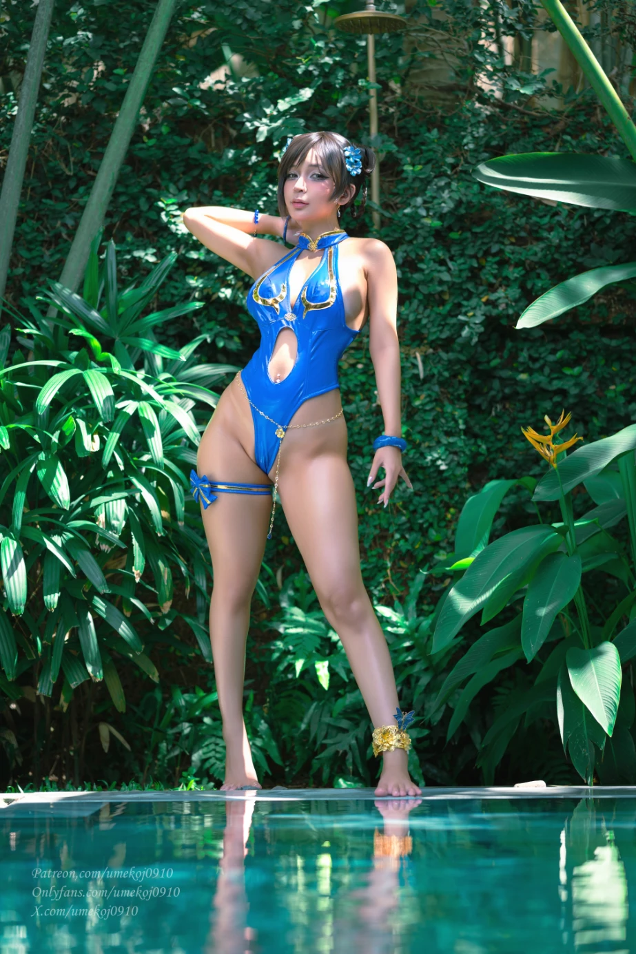 Umeko J cosplay Chun Li Street Fighter 13