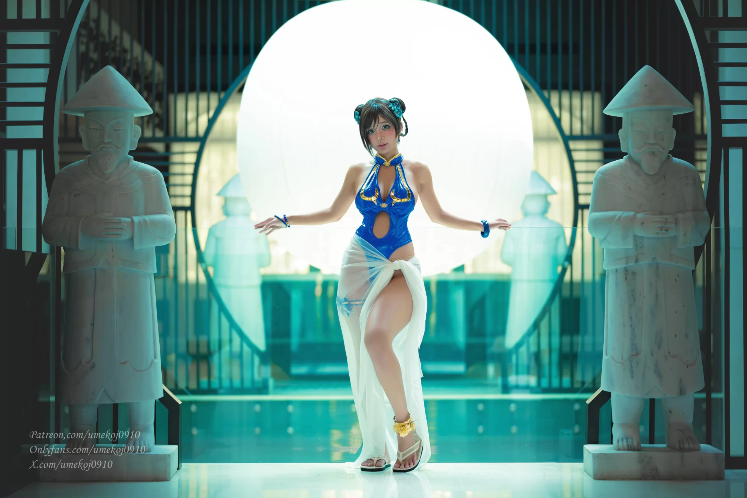 Umeko J cosplay Chun Li Street Fighter 36 scaled
