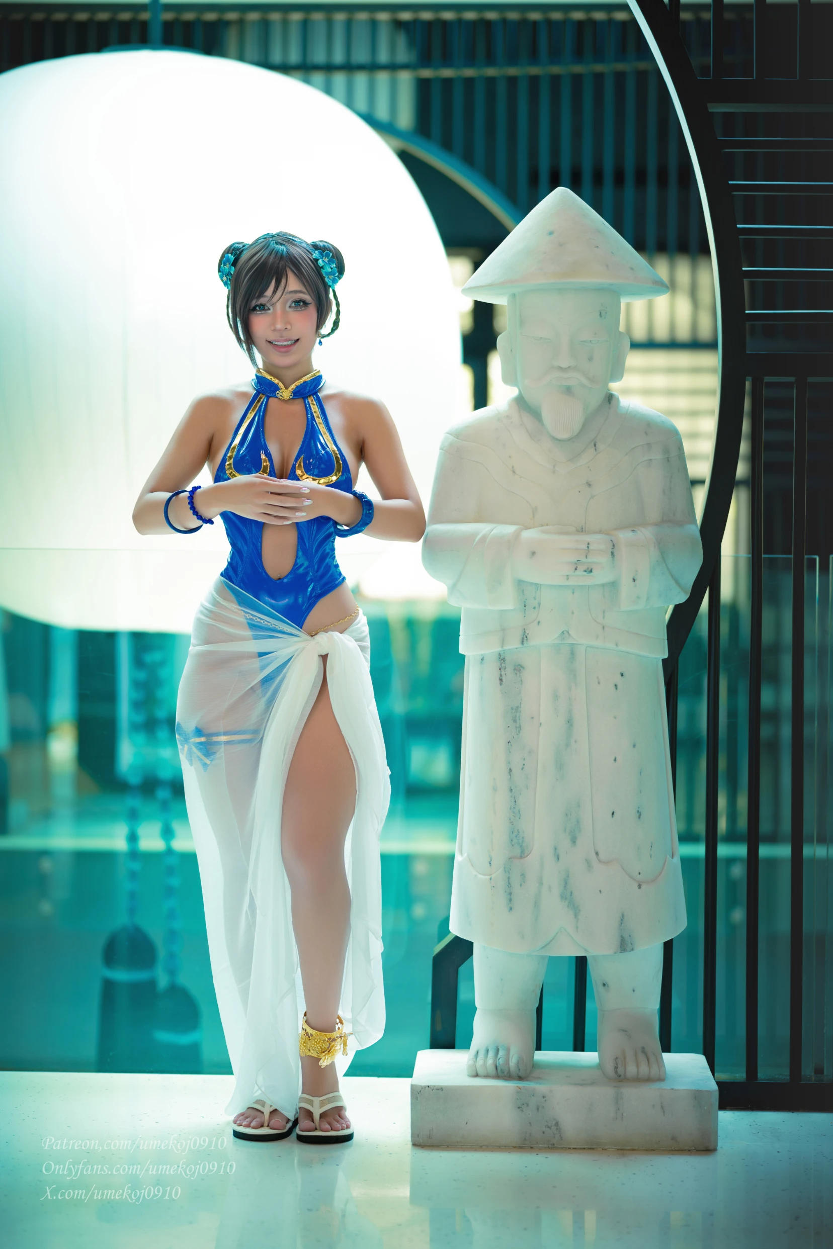 Umeko J cosplay Chun Li Street Fighter 38