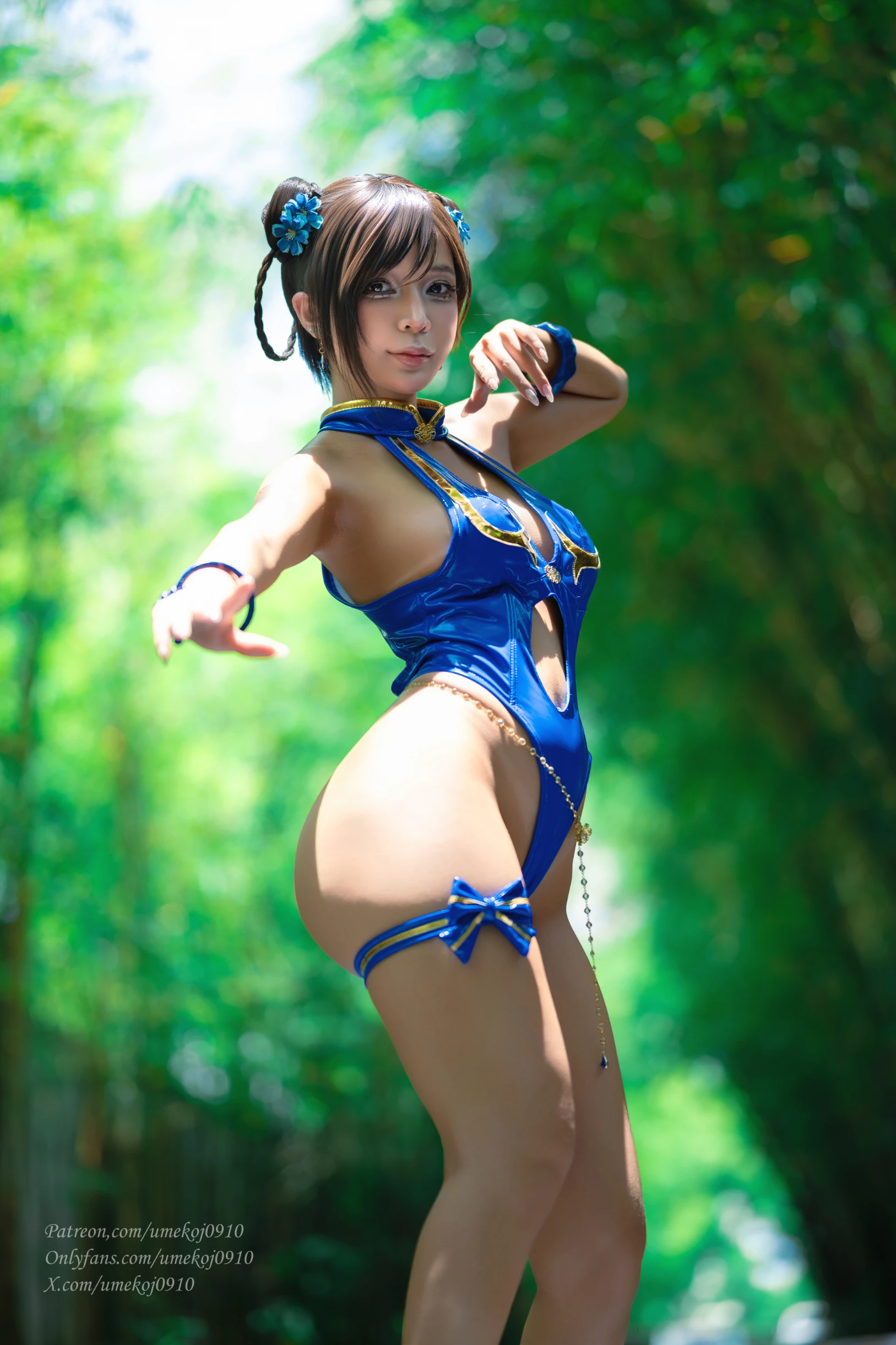 Umeko J cosplay Chun Li Street Fighter 43