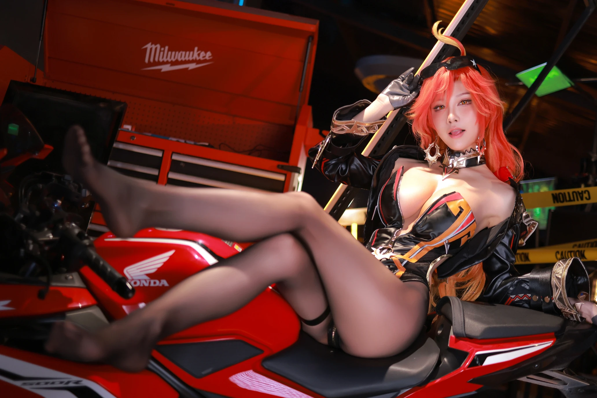 水淼Aqua cosplay Mavuika Genshin Impact 18